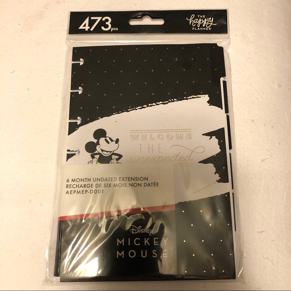 NWT - The Happy Planner Mini Disney Undated Extension